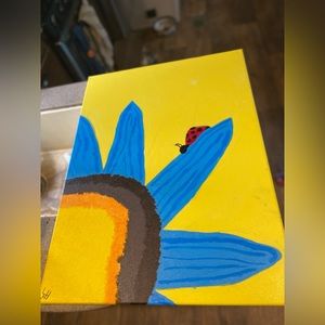 Flower painting! Handmade by me!😙🙃